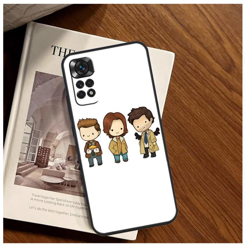 Чехол Supernatural Кастиэль для Xiaomi Redmi Note 13 11 10 9 8 12 Pro Plus 12S 11S 10S 9S 10A 9C 10C 12C 13C Funda