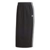 Striped Slim Fit Fashion Comfortable Knitted Maxi Skirt Women Skirts Black IY7279