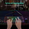 61-клавишная RGB проводная игровая клавиатура с механическим ощущением