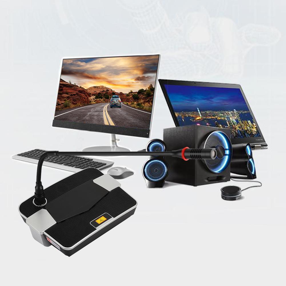 Профессиональный настольный регулируемый однонаправленный конденсаторный микрофон для конференций