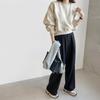 Large Body Loose Everyday Autumn [Vasarhely] Women's Tops, Sweatshirts, Sizes, Plain, Casual, Covering, Fit, Cute, Thin, Cotton, Wear, Spring, (JP,