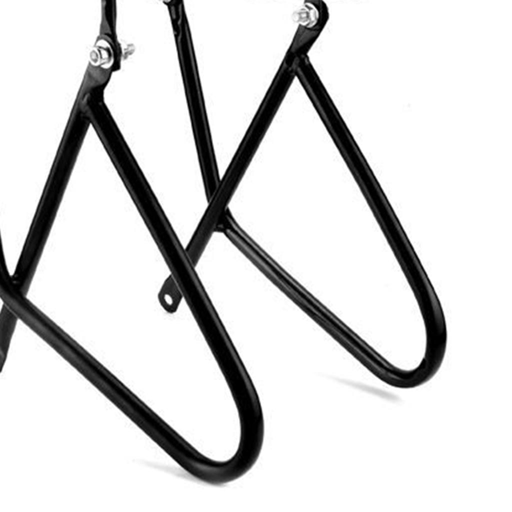 Bicycle Front Rack Steel Cycling Front Bracket Luggage Shelf Cargo Rack 25x15x15cm Carrier Bracket Black