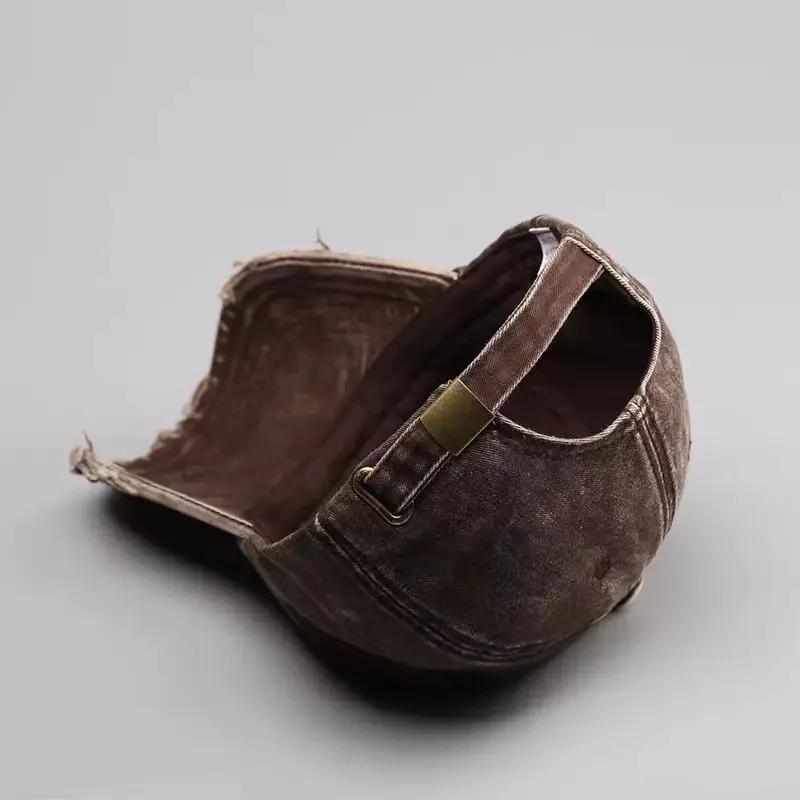 Японские новые стираные джинсовые бейсболки Мужские Женские Snapback Весна Осень Спортивные Однотонные Кепки Хип-хоп Кепка Кепка от солнца