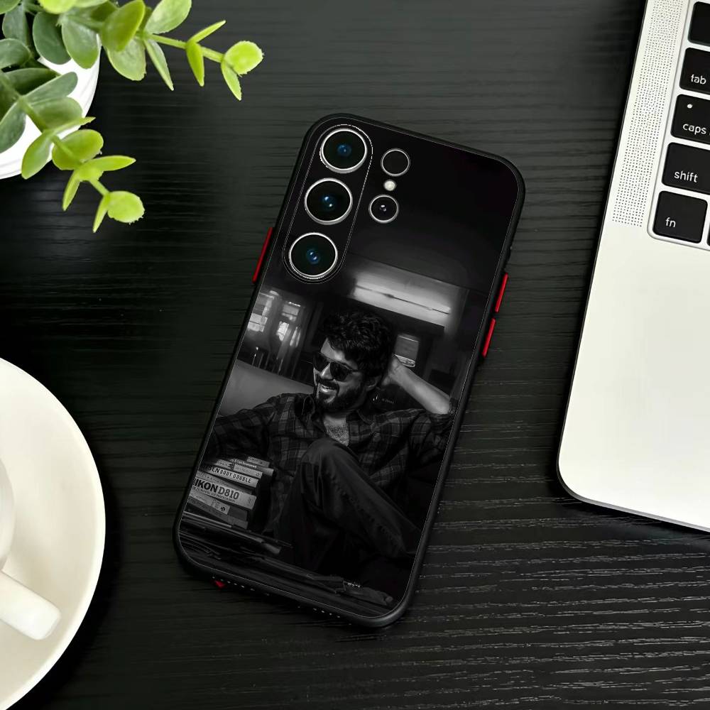 Чехол для телефона I-ThalaPathy V-Vijay Actor для Samsung S26,S25,S24,S23,S22,S21,S20,Plus,Fe,Lite,Другие Черный Чехол