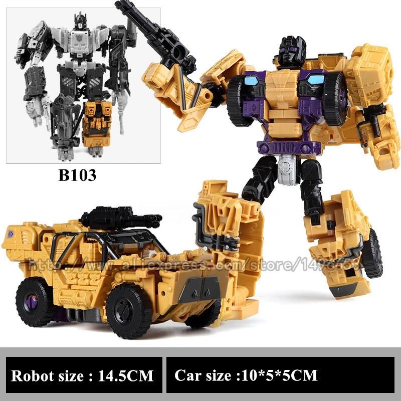 NEW Arrive G1 KO Transformation Toys 5 IN 1 Action Model Timeless Dinosaur Robot Model Kids Children Present Durable