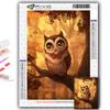 5D DIY Алмазная вышивка Животное Сова Алмазная картина Мозаика Украшение дома