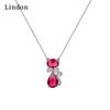 Lindon Women Necklace Pendant Copper Alloy Zircon Fashion Gift