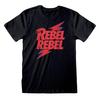 David Bowie Unisex Adult Rebel Rebel T-Shirt