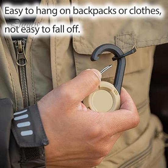 Портативный выдвижной брелок-карабин, держатель для бейджа, прочная несущая компактность, компактный размер, портативный телескопический зажим для брелка, аксессуары для кемпинга