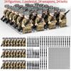 Small Particle Soldier Building Blocks Durable Abs Plastic Construction