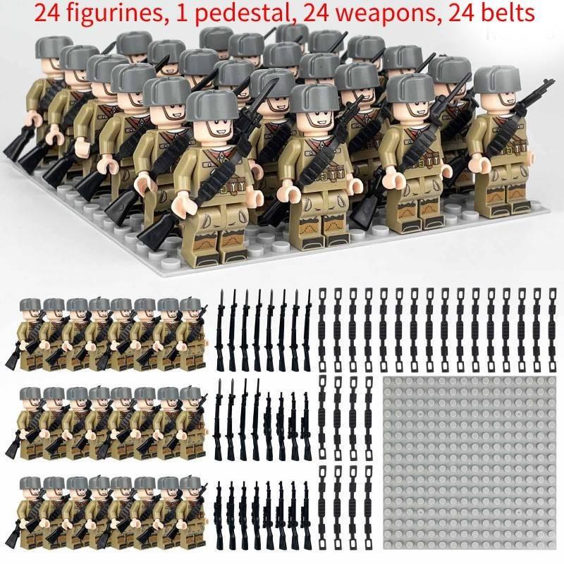 Small Particle Soldier Building Blocks Durable Abs Plastic Construction