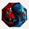 1pc Yin Yang Tiger Automatic Open/CloseUmbrella,Compact Umbrella for Men & Women Day Gift.C091