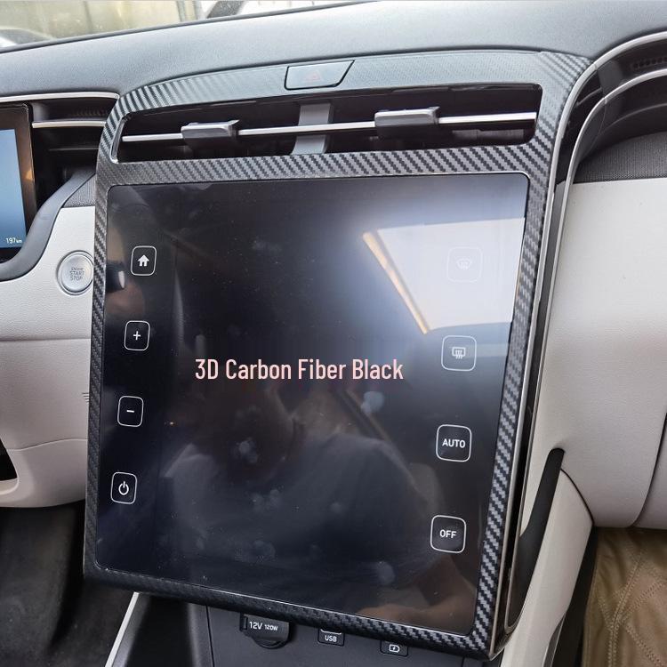 2021 Hyundai Tucson Наклейки для украшения интерьера из углеродного волокна на рычаг переключения передач