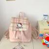 Hello Kitty Girls Mini Backpack With Cartoon Pu Material For Casual Daily Use