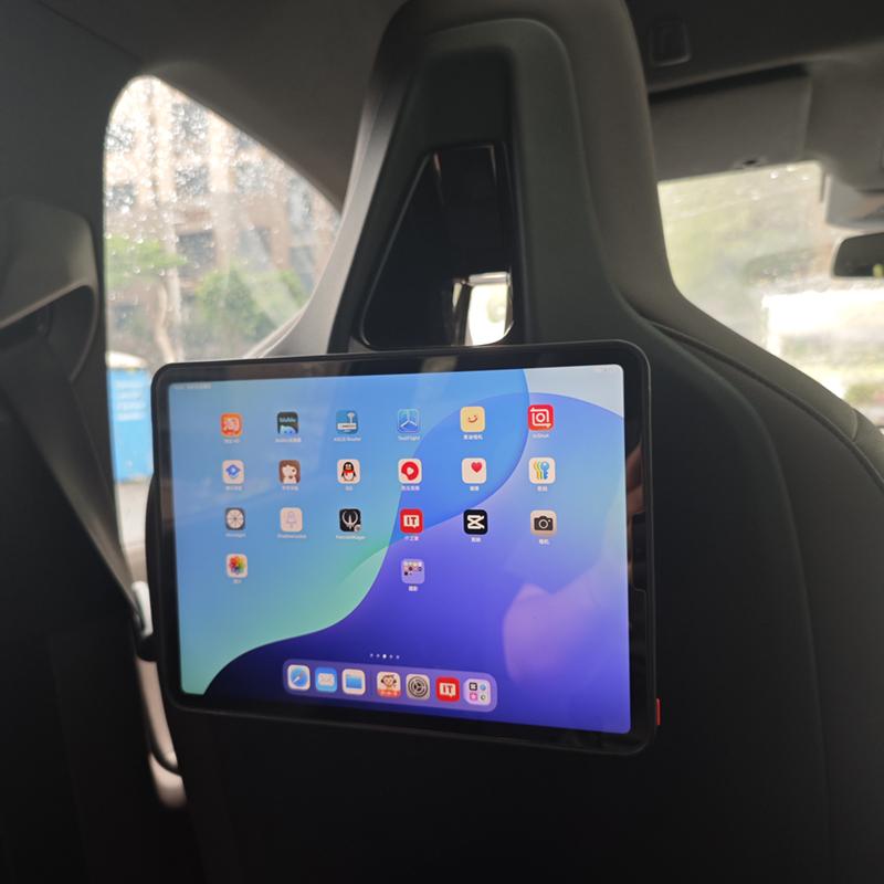 For BMW X3 X5 X6 IX I5 G45 G05 G60 2024 2025 Car Rear Seat Pad Phone Magnetic Holder Stand Accessories Trim