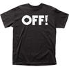 OFF! Logo T Shirt Mens Rock And Roll Music Classic Band Tee New Black