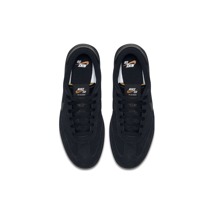 Nike FC Classic SB Черные мужские кроссовки Ярко-оранжевый 909096-002