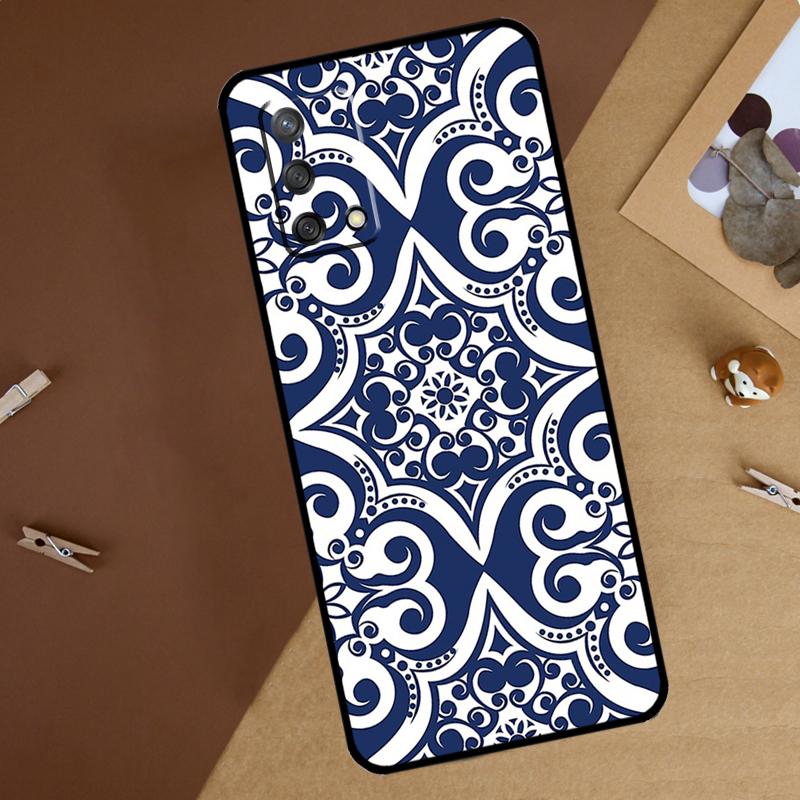 Moroccan Pattern For Oppo A16 A76 A96 A40 A60 A80 A74 A94 A54 A18 A38 A58 A78 A98 A15 A57S A17 A77 Phone Case
