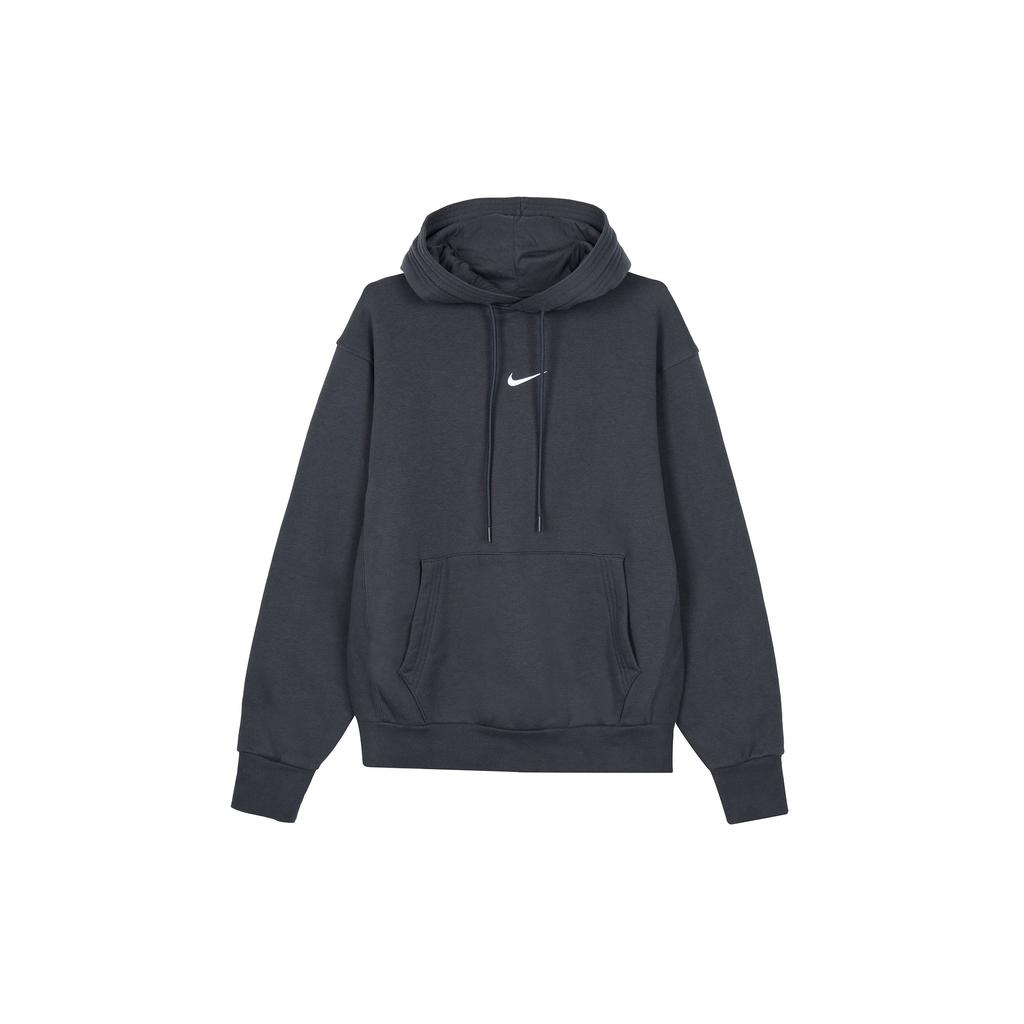 Nike Alphabet Logo Print Hoodie Long Sleeve Sweatshirt Men Tops Black FB7661-045