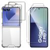 Shockproof Case - PHONILLICO - Samsung Galaxy Z FLIP 7 - Flexible - Transparent - Reinforced Protection