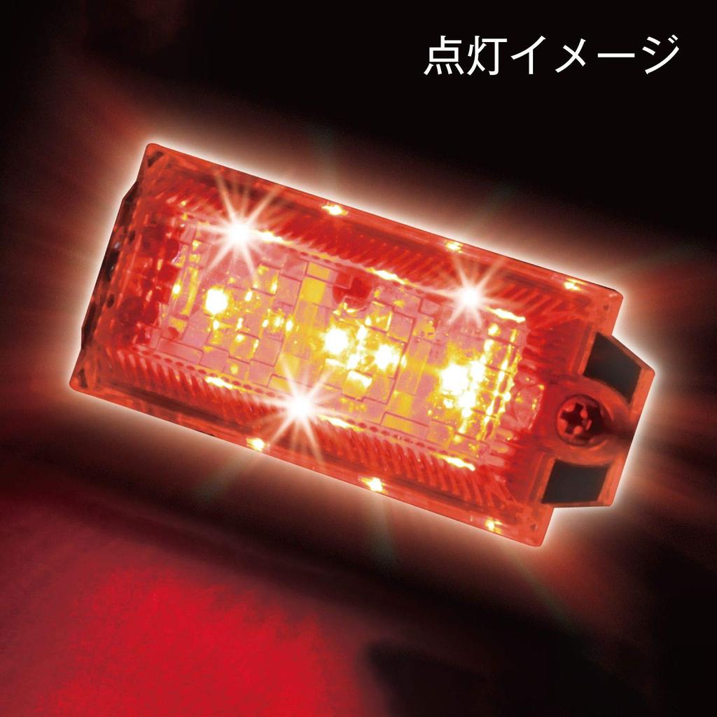 JET INOUE LED3 Мини-габаритный огонь NEO 24В Красный 534546