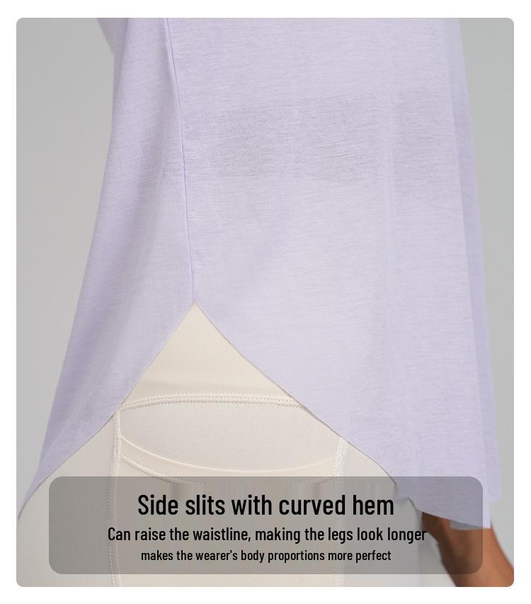 Huaton Женский Осенне-Зимний Сетчатый Утягивающий Топ для Йоги с Длинным Рукавом, Быстросохнущий, для Фитнеса и Бега