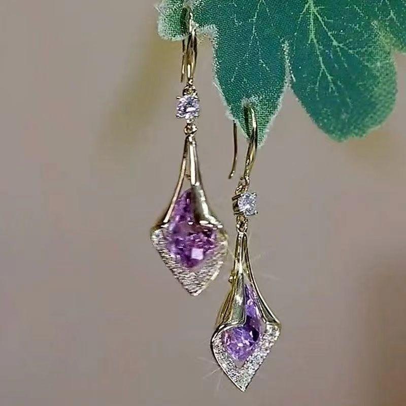 Серьги из циркония