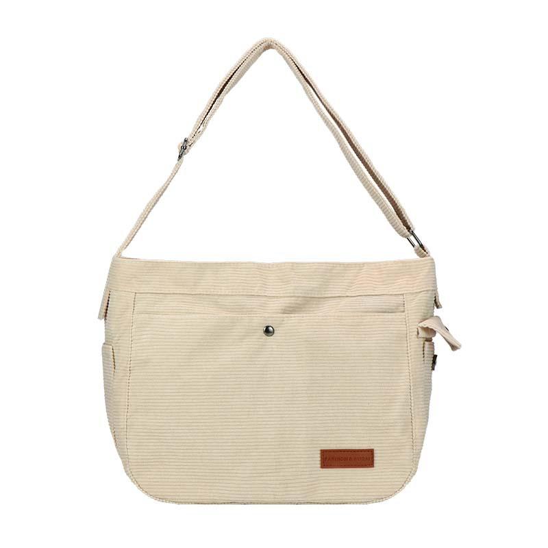 2024 большая вместительная сумка женская новая мода вельветовая сумка через плечо большая сумка высокого класса сумка-тоут прилив