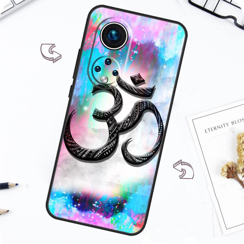 Чехол-символ Хинду ОМ для йоги для Honor Magic 7 Lite 5 6 Pro Honor 200 50 70 90 Lite X8b X9a X8a X8 X9 X9c X9b