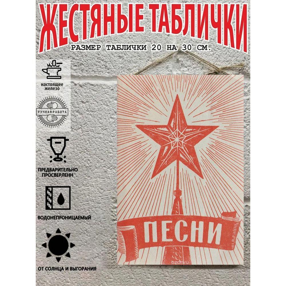 Металлический настенный плакат Декоративная печать 20x30 см Декор комнаты