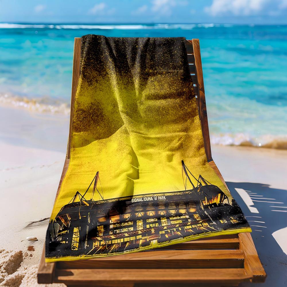 Borussia Dortmund Beach Towel Soft Durable Quickdry Comfortable Lightweight