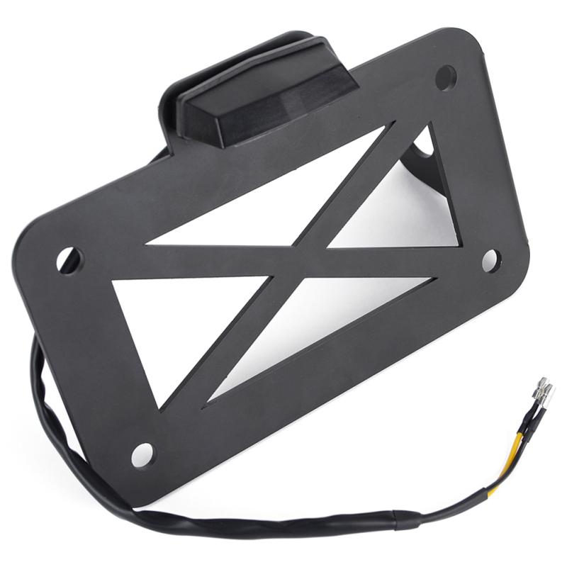 Металлический мотоцикл в стиле ретро, ​​боковой держатель номерного знака, задний фонарь, кронштейн, модифицированные детали