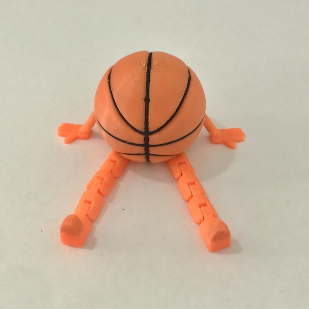 Basketball, Sitting Man , Basketball Sitting Posture, Small Figure Design, Craft Ornaments, Home Decorations
