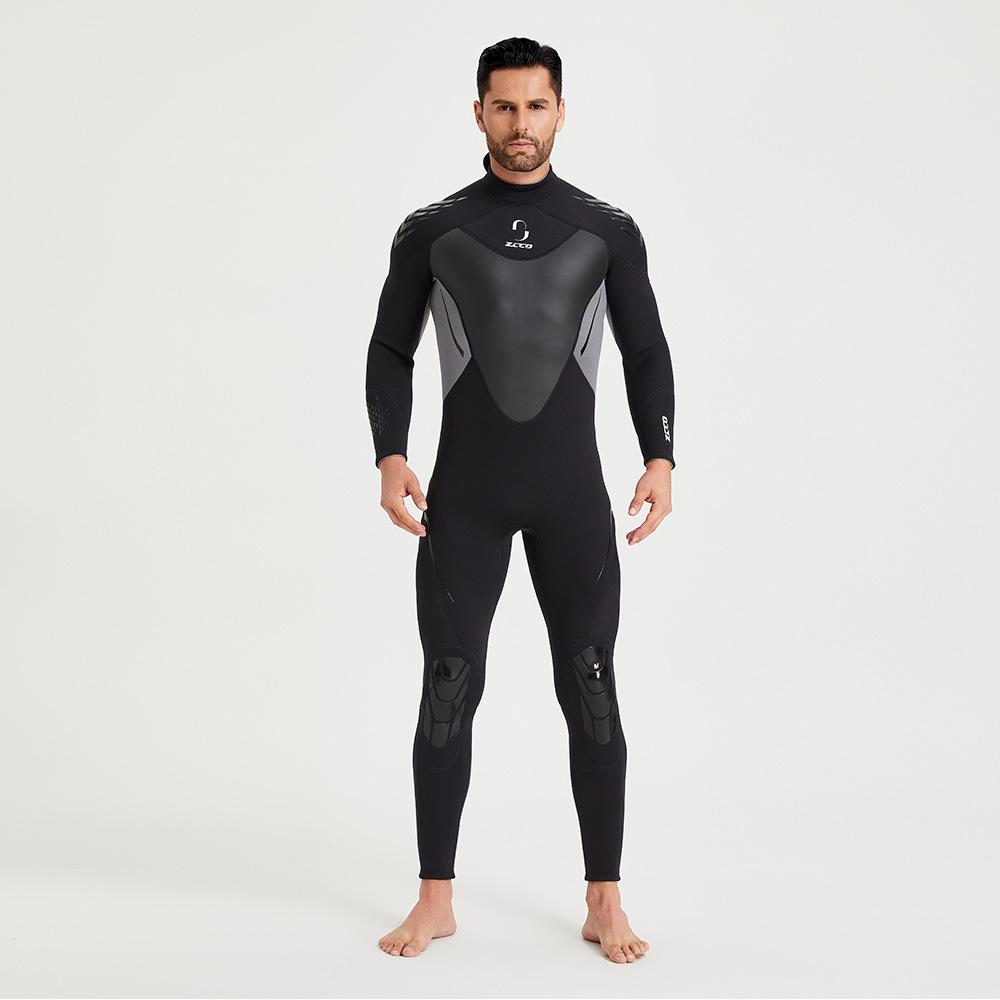 ZCCO 3mm Diving Suit Women's Warm Diving Suit Men's Snorkeling And Swimming Suit Jellyfish Suit Cold Proof Diving Suit One-piece Wet Suit