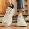 Осень и зима новая работа досуг универсальные на толстой подошве увеличивающие рост мужские кеды повседневная уличная спортивная белая обувь мужская обувь
