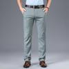 2024 Мужские повседневные брюки Летние тонкие шелковые мужские брюки Прямые свободные брюки в стиле вестерн Деловые длинные брюки мужские стили