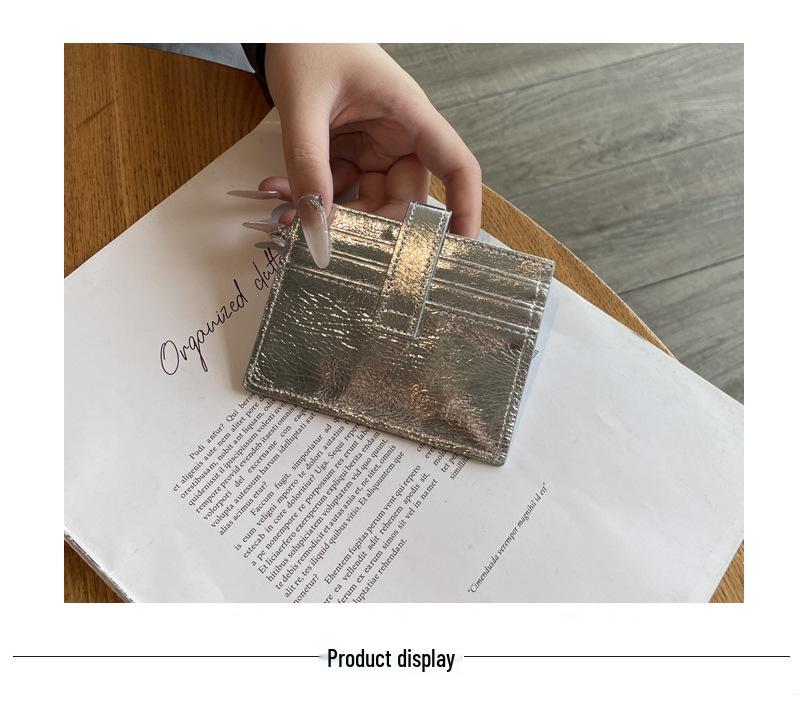 Изысканный женский антимагнитный держатель для карт из натуральной кожи 2025 года, тонкий и высококлассный дизайн.