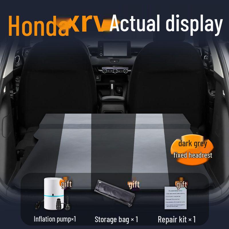Надувной матрас для автомобиля Honda XRV: Выравнивание багажника, Надувной матрас и спальный коврик для кемпинга в SUV.