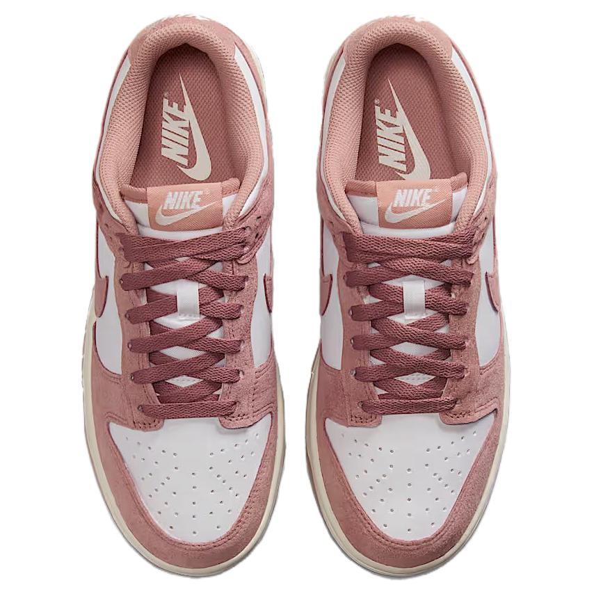 Nike Dunk Low Rose Whisper Mini Swoosh Женские кроссовки Розовый Саммит-Белый Парус IB4417-102