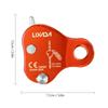 Lixada Micro Pulley Simple Ascender Bearing Mobile Side Climbing Pulley Certification for Orange CE/UIAA Climbing, Carrying, Transporting, Climbing,
