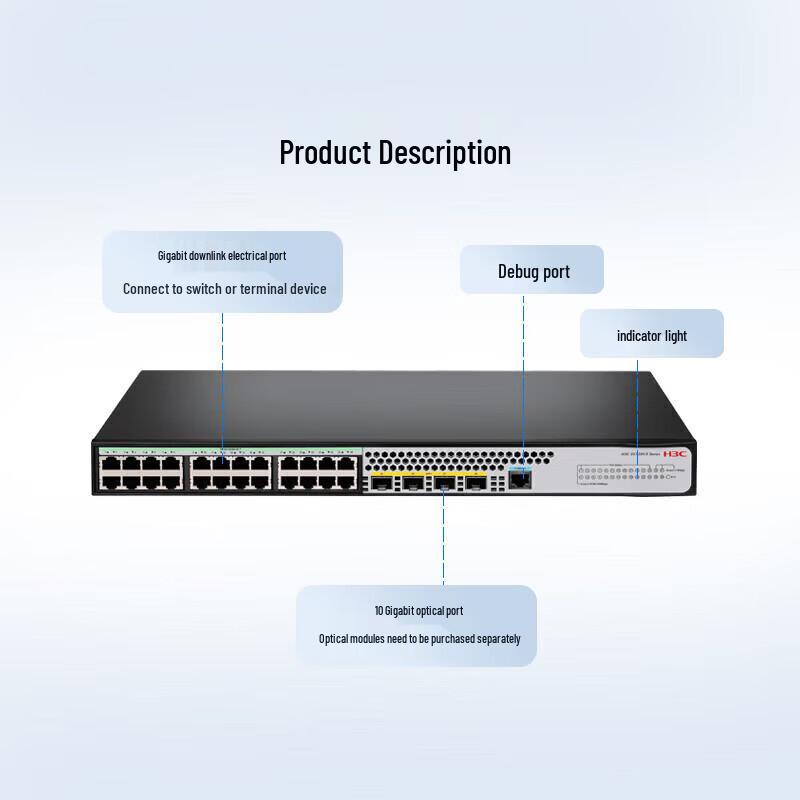 H3C S5130S-28P-EI-H1 Enterprise Gigabit Switch