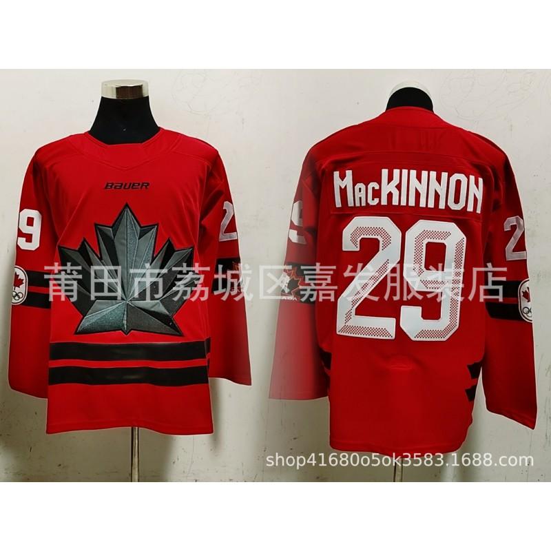 Mens Ice Hockey Jersey Colorado Avalanche Style Embroidered Team Uniform Cotton Sport Shirt Adult Players