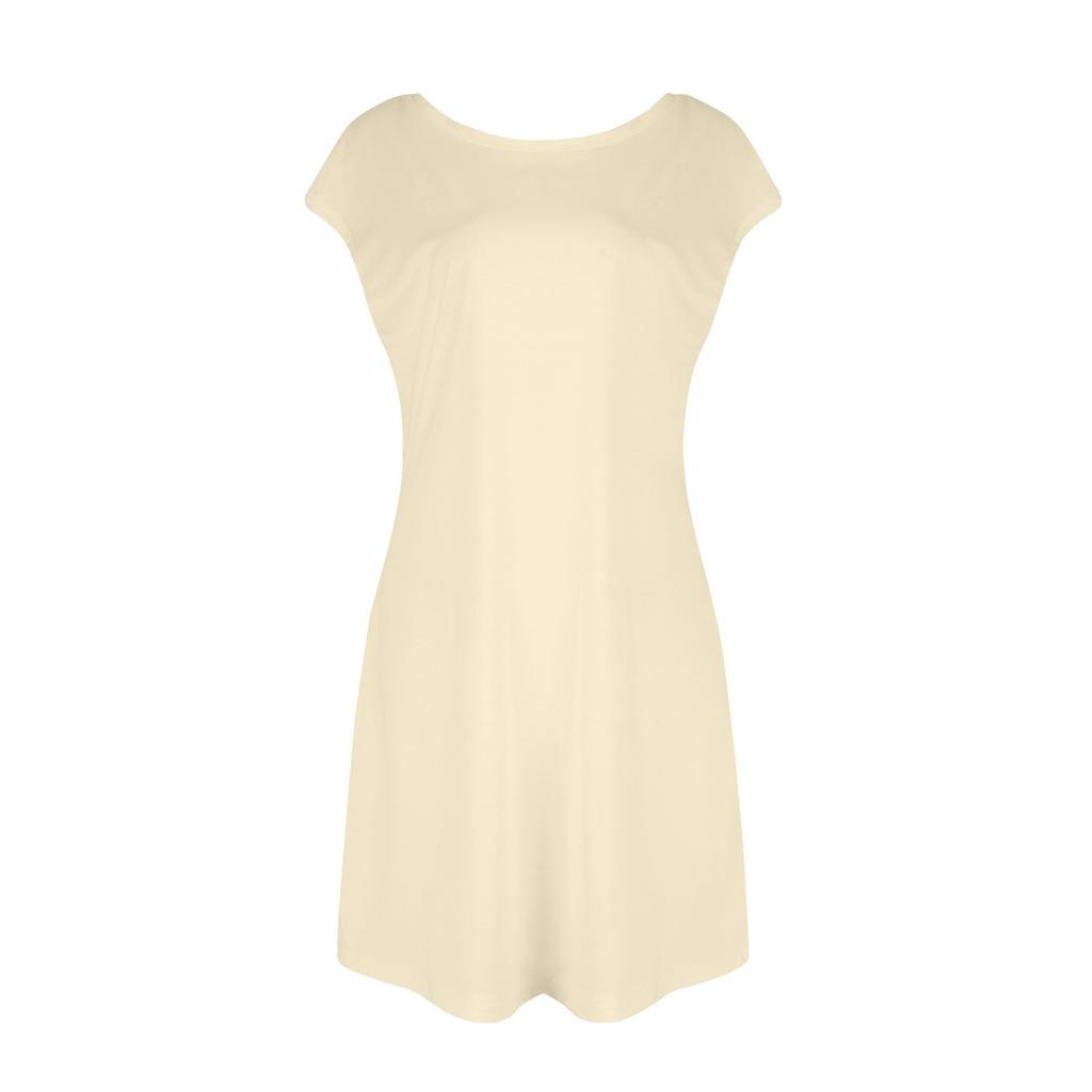 Женское летнее повседневное платье-футболка с открытой спиной и короткими рукавами, вечерние платья с круглым вырезом