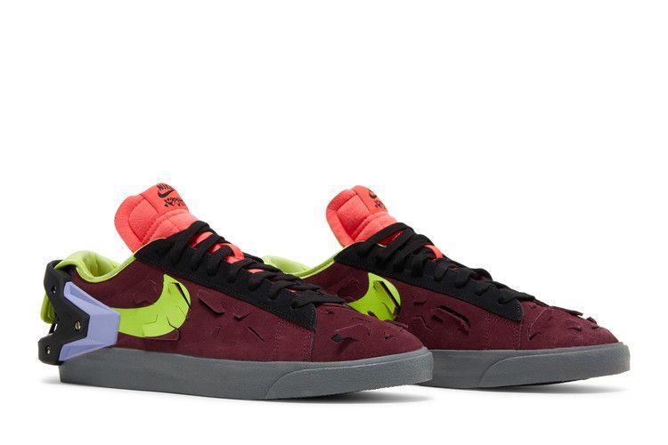 Мужские кроссовки Nike Blazer Low Acronym Night Maroon Night Maroon/Lemon Venom-Black
