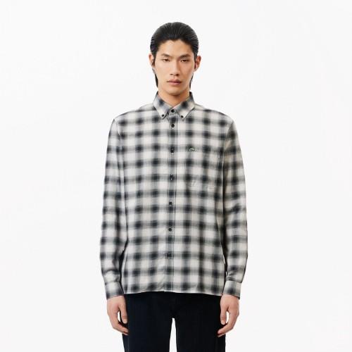 Lacoste Mens Flannel Regular Shirt