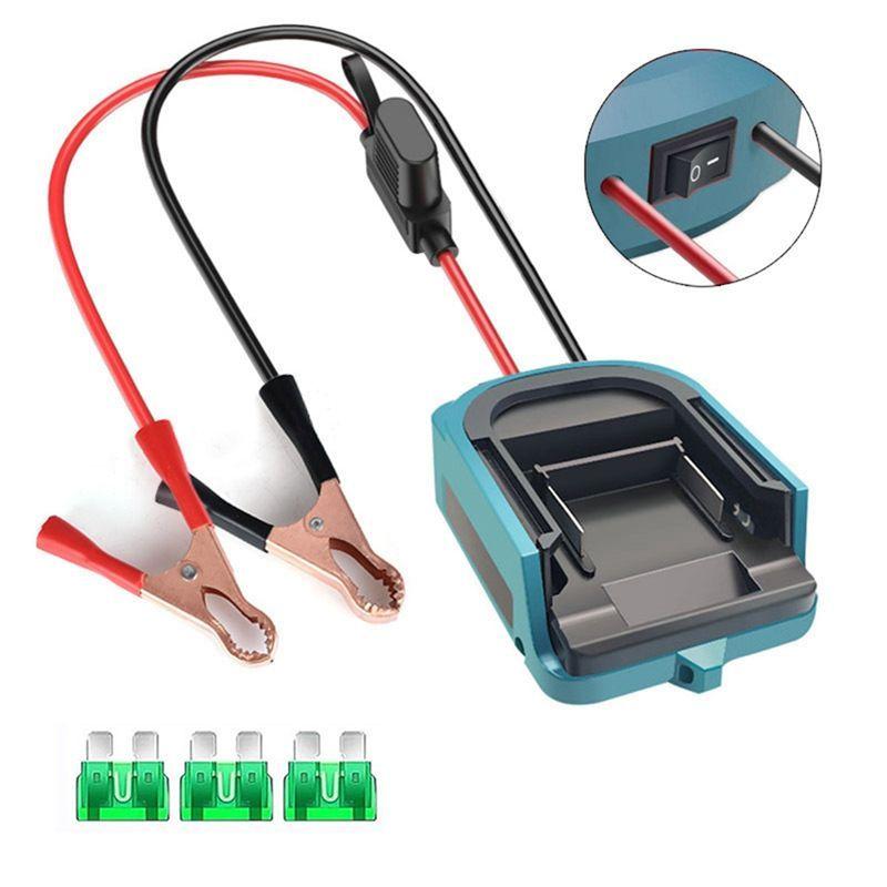 NEW HOT In Stock-For Jumper Cables Compatible 18V Li- Battery Car Jump Starter Adapter Automotive Booster Cables