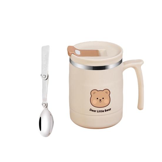 Чашка для воды Yousheng, 500 мл, большая емкость, хорошая герметичность, теплоизоляция, нержавеющая сталь, высокопигментированная изоляционная кофейная кружка, ежедневное использование