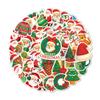 50 Happy Christmas Cartoon Creative Stickers For Decorating Phone Cases, Water Bottles, And Desktops