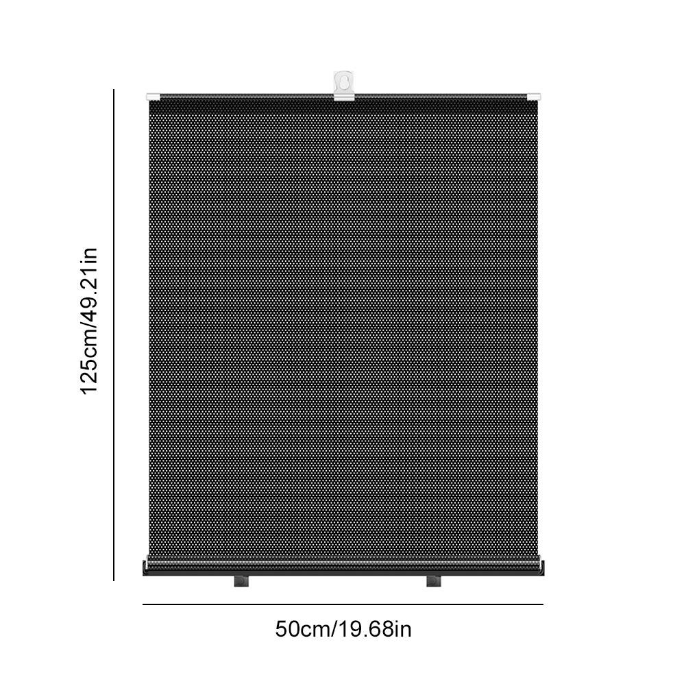 Universal Roller Blinds Suction Cup Sunshade Window Shade Nail-free Easy Install Blackout Curtain for Car Bedroom Kitchen Office