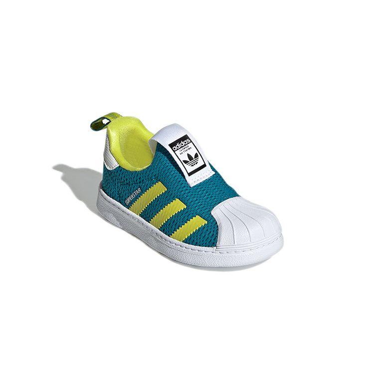 Adidas Originals 360 I Mesh Breathable Low-Top Walking Shoes Baby Shoes Blue White Green FX4914